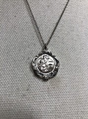 24. CREED Sterling 925 Cable chain St. Anthony Pendant Necklace 18″, 7.5g