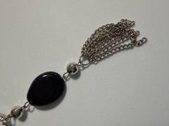 Mixed Metal Vintage Costume Necklace Lot Grunge Goth Retro Chain Spheres Pendant