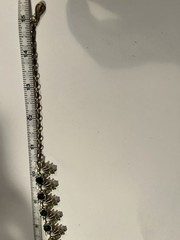 Vintage Green Rhinestone Necklace