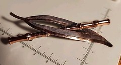 Matisse Renoire Vintage Copper Bamboo Brooch
