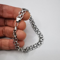 Vintage 925 Sterling Silver Bracelet – Handmade Signed Elegant Jewelry 11.25g