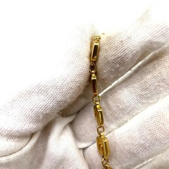 Givenchy G Logo Gold Bracelet Bangle Chain Accessory Used