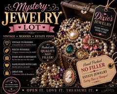 MYSTERY JEWELRY LOT – ALL WEARABLE – 20 PIECES – NO FILLER OR JUNK!