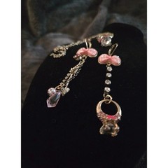 Vintage Betsey Johnson “Diamond ring” mismatched set.
