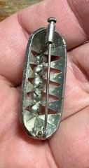 Vintage Art Deco Pearl Rhinestone Brooch Pin Czechoslovakia Retro Fashion #E1