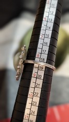 Vintage Sterling Silver Ring W Unk Cabachon Signed ECM 925 Sz 8.25
