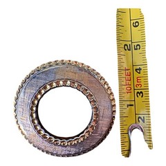 Vintage scarf clip or slide ring from the 1970s,
