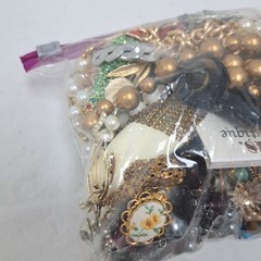 Bag Old Unsearched Jewelry Lot Vintage Estate Find Junk Drawer