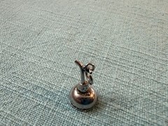 Vintage 40’s oil can sterling charm
