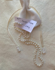 Dainty 18.5″ Akoya Pearl Necklace, 5-6mm, Sterling Clasp