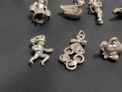 Seasons 12 Days of Christmas Vintage Sterling Silver Bracelet Charms – 30g