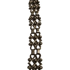 Dated 1957 .830 Silver Signed Erik Svane Swedish Art Deco Bracelet 7.5in #S56/08