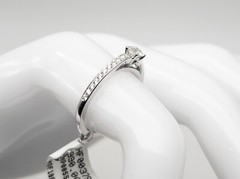 $3000 HEARTS on FIRE .52ct VS G IDEAL CUT Diamond 18k White Gold Wedding Ring