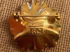 MMA RC Enamel Flower Brooch Blue Crystal Metropolitan Museum Royal Collection