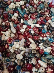 100g Mixed Acrylic Beads Czech Style Colorful Jewelry Making Craft Supplies