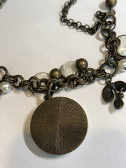 Vintage Plunder Retired Lace Bonita Necklace 21 inch