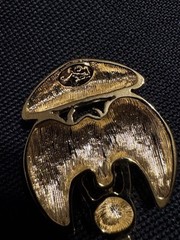 Jackie Collins’ Brand Gold-tone and multi-color Enamel Scarab Pendant