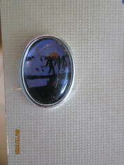 GENUINE BUFFALO WINGS BY HOFFMAN EARRING SET VINTAGE SCREW ON STYLE