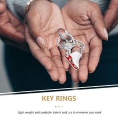 Alloy Key Chain Wear-resistant Zinc Alloy Roller Skate Decorative Bag Pendants
