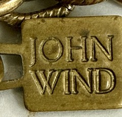 John Wind Maximal Art Butterfly Necklace Gold Tone Red Resin Pendant Signed