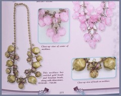 Verified D&E Juliana Book Piece Venetian Wedding Carved Roses Necklace