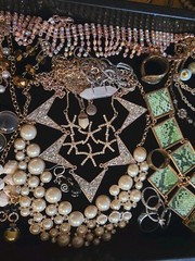 Huge Jewelry Lot Vintage to Modern All Wearable 100+ Pieces Avon, Monet, 925