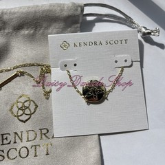 ✨Kendra Scott Sand Dollar Gold Pendant Necklace In Natural Mother of Pearl New✨
