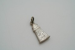 Vintage Sterling Silver Lighthouse Charm 1.5cm JB39