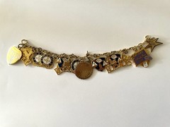 Vintage 1990s–2000s TOPS Club Achievement Charm Bracelet