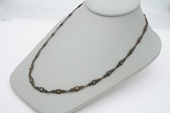 Vintage Sterling Silver 925 Marcasite Necklace Germany 20″