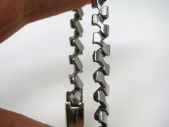 Vintage Womens ID Bracelet Expandable Stretch Band Silver Tone Engravable USA