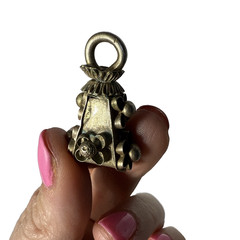 Vintage Victorian Amulet Fob Charm Hand Crafted 8.62 grams Sterling?