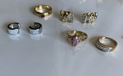 Vintage Now Mixed Silver And Gold Tone Jewelry Lot 58 Piece