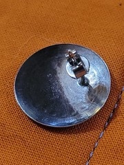 Vintage Sterling Silver Button Style Earings