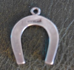 Vintage 925 Sterling Silver Horseshoe Good Luck Charm 2.4g