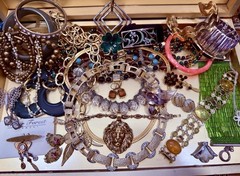 Vintage Estate Costume Jewelry Lot! AVON, MONET and more!