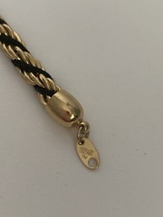 Vintage TRIFARI Bracelet Yellow Gold Tone 7 2/4 In (33)