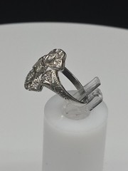 Antique Art Deco Platinum Diamond Ring Size 5 Filigree Milgrain 4.2g