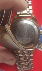 Vintage automatic wristwatch Slava made in USSR Russian watch gold plated
