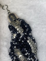 Vintage Beaded Estate Necklace 15” Good Condition See Photos for Details