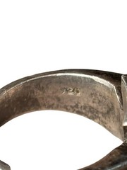 Vintage Iron Cross Sterling Silver 925 Biker Ring Size 7.75