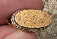 Antique Victorian Gold Filled Watch Fob Pendant Charm with pocket knife & chain