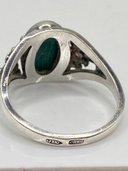 Vintage Fine Silver Ring 875 soviet ussr