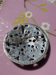 David Andersen Sterling Silver Viking Norway brooch Pendant vtg estate 3155
