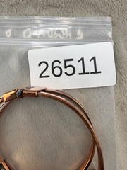 Vintage Matisse Renoir Bracelet Enamel Copper Tone “Concentric Circles” 6.5”