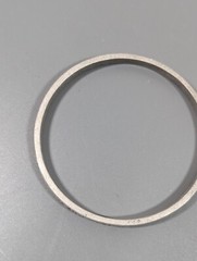 Vintage Pewter Mom Angel Love Bangle Bracelet 8.5 in