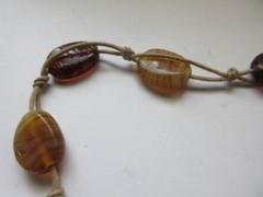 Vintage 3 MCM Necklaces Lot-Glass Metal Lucite Plastic