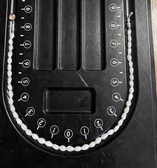Vintage Australian Opal Bead Necklace 17” Silver Clasp Good Quality Opal Beads