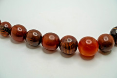 Vintage Graduated Amber Bead Necklace 17.75″ x 6mm-19mm JB29