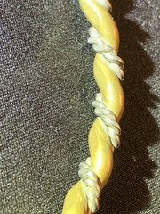 Vintage Mixed Metal Twisted Bracelet Boho Copper and Silver Tone Bangle
